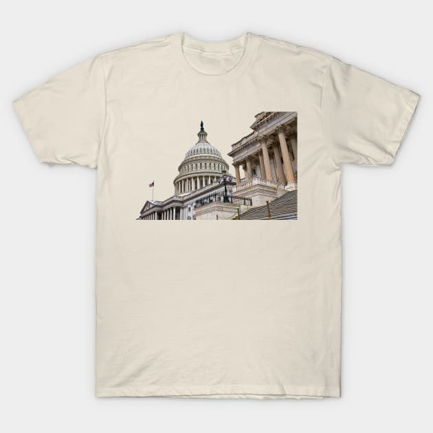 US Capitol Building Washington DC T-Shirt by NeilGlover